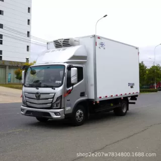 福田欧马可新款4.2米冷冻冷藏车 3.0排量宽体 蔬菜水果食品保鲜车