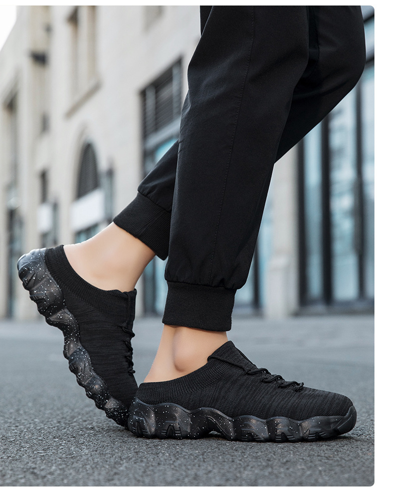 Summer Cross-border Large-size Versatile Fly-knit Breathable Lightweight Sports Casual Couples Outdoor Walking_vogvips.com