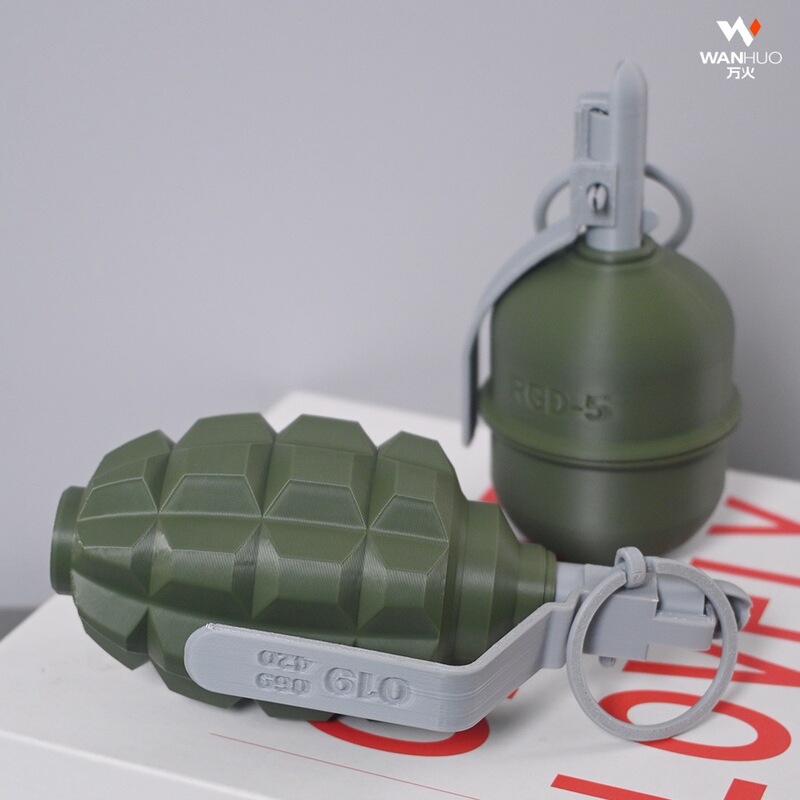 Realistic 3D Printed Mk2 Grenade Replica Military Collectible Plastic Display Model Cross-Border Hot Item Realistic 3D Printed Mk2 Grenade Replica Military Collectible Plastic Display Model Cross-Border Hot Item