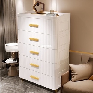 Drawer-Type Storage Cabinet, Ultra-Thick Kidsren's Baby Wardrobe Storage and Organization, Toys, Snacks, Miscellaneous Cabinets, Bedroom Bedside Table