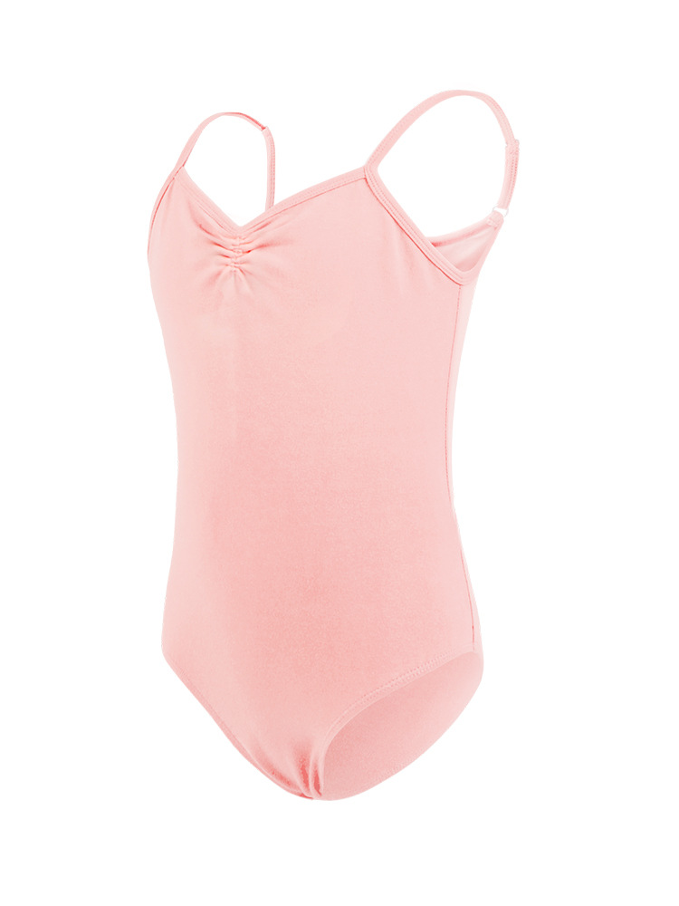 Ballet danza verano niños ropa de rendimiento Sling niñas mono malla costura cuerpo práctica ropa
