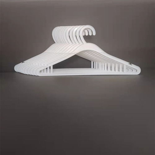 Wholesale dry cleaning shop disposable hangers foreign trade clothing factory universal hangers hotel plastic hangers home thickening