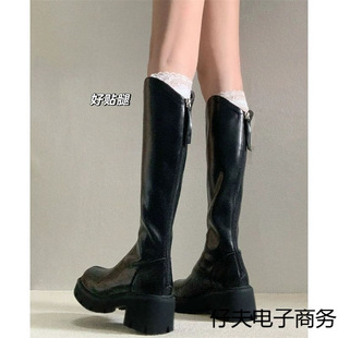 ��ɫ�LͲѥŮ���＾�ڸ�Ͳѥ�ָ�����ѥ�������