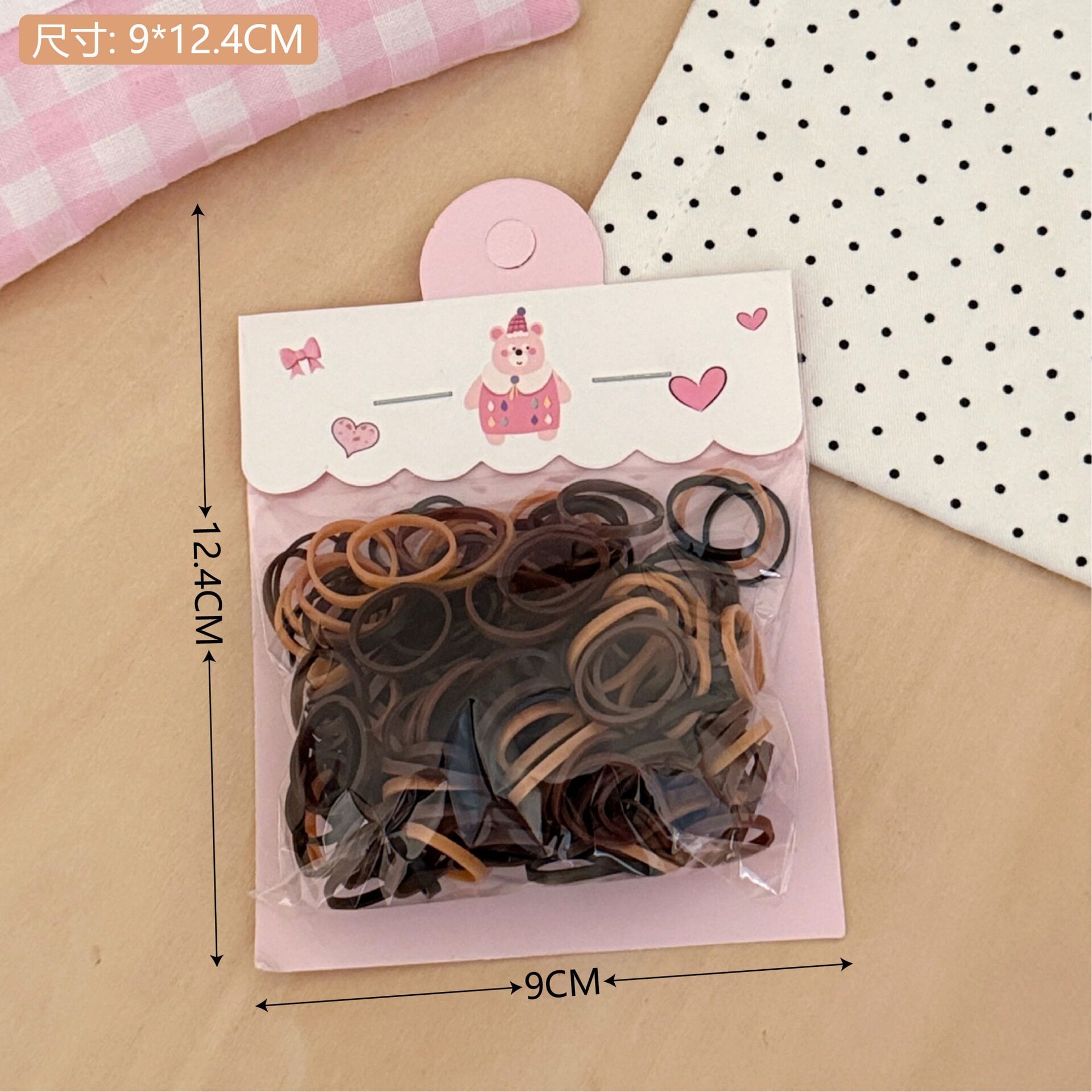 Ligas Elásticas Desechables para Cabello de TPR, Alta Elasticidad, para Niños y Mujeres