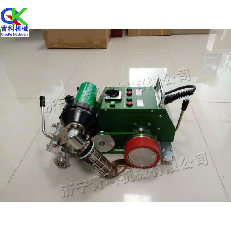 Canvas tarpaulin hot air welding machine inkjet cloth glue-free patchwork machine self-propelled PVC air gun splicing machine