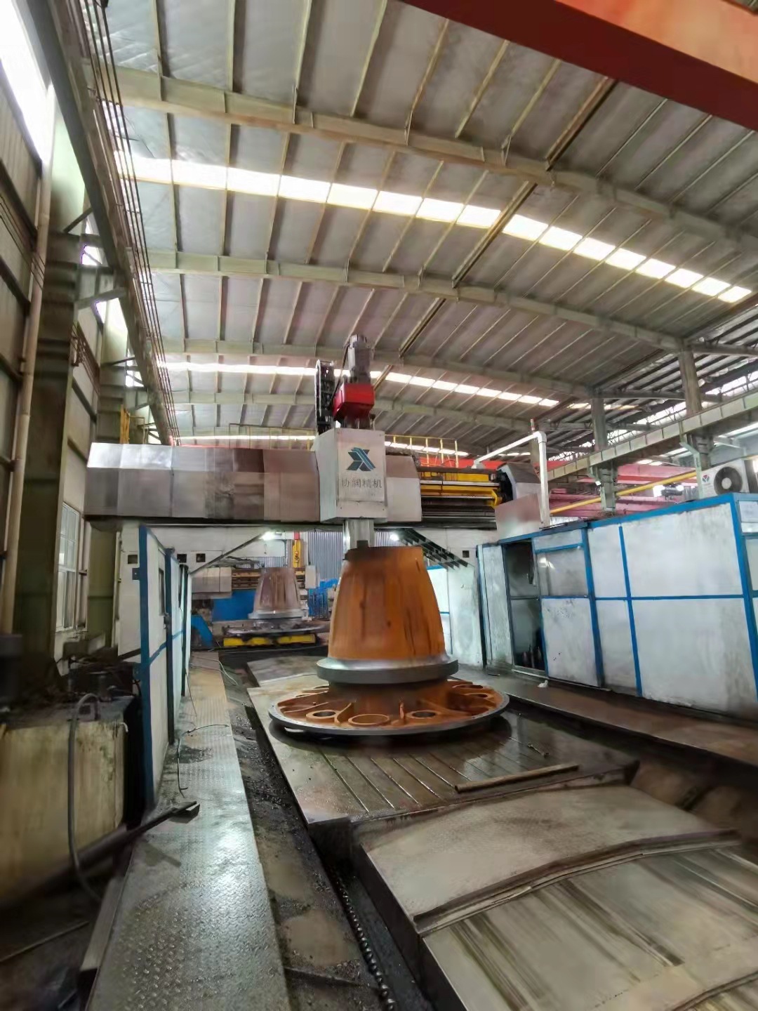 工厂在位出售二手5.3x6米协润数控龙门镗铣床