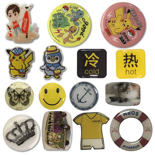 Manufacturer Supply Crystal Glue Labels, Glue Nameplate Signs, pvc Drip Plastic Glue Stickers, Colorfulful Glue Signs