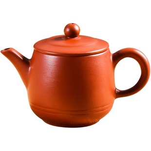 Chaozhou Zhushi Hand-pulled Pot Small Capacity Well Ran Purple Clay Pot Chaoshan Kung Fu Tea Set Handmade Water Breaking Pot