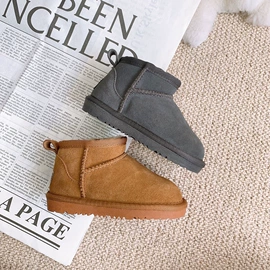 童雪地靴;女式雪地靴;童棉鞋