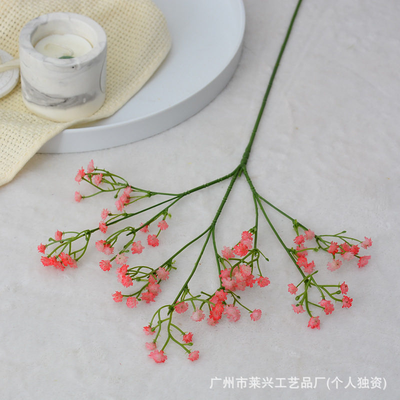 Gypsophila artificial de goma suave para ramos