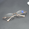 Fashionable metal lens, foot strap, glasses, 2021 collection