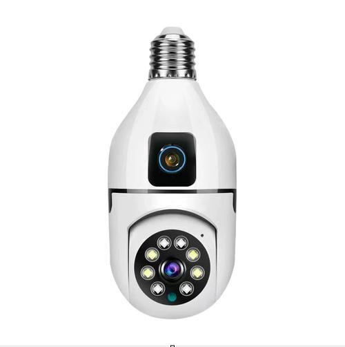 Fábrica de stock E27 lámpara de cámara de lámpara inalámbrica monitoreo WiFi teléfono móvil remoto 360 visión nocturna panorámica HD