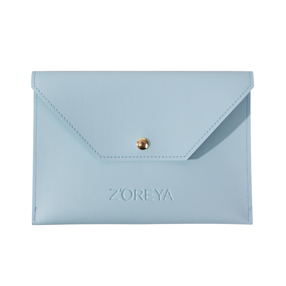 Zhuoerya herramientas de belleza maquillaje cepillo bolsa de almacenamiento 6 color PU sobre bolsa de herramientas de maquillaje a prueba de polvo de embrague al por mayor