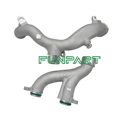 Lr186859 Lr186917 Aj814311 Aj814312 Suitable for Land Rover Jaguar New Aluminum Water Pipe (automobile water pipe)