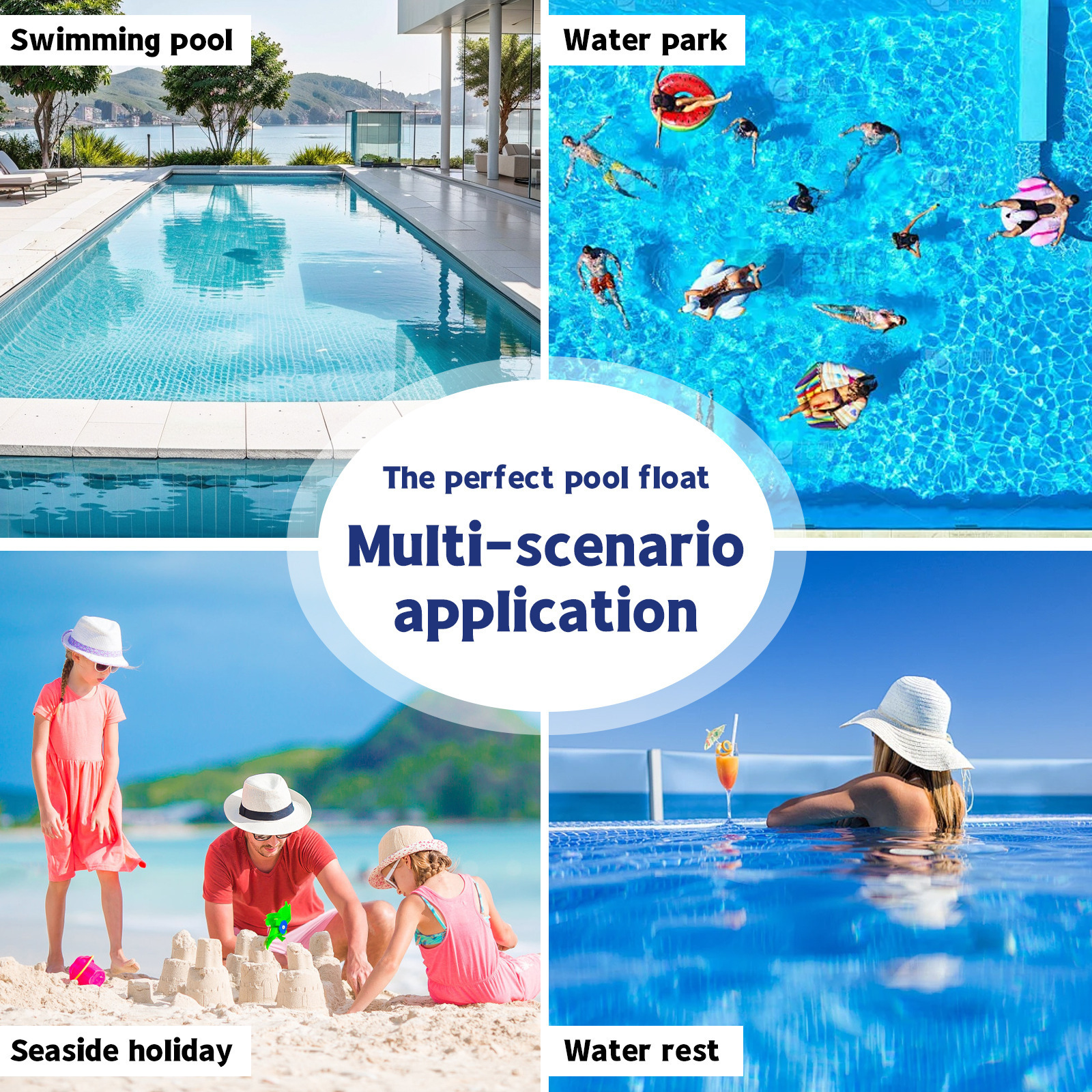 Inflatable Water Hammock Lounge Pool Floats And Loungers_voghion.com