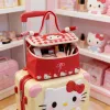Red cosmetic bag