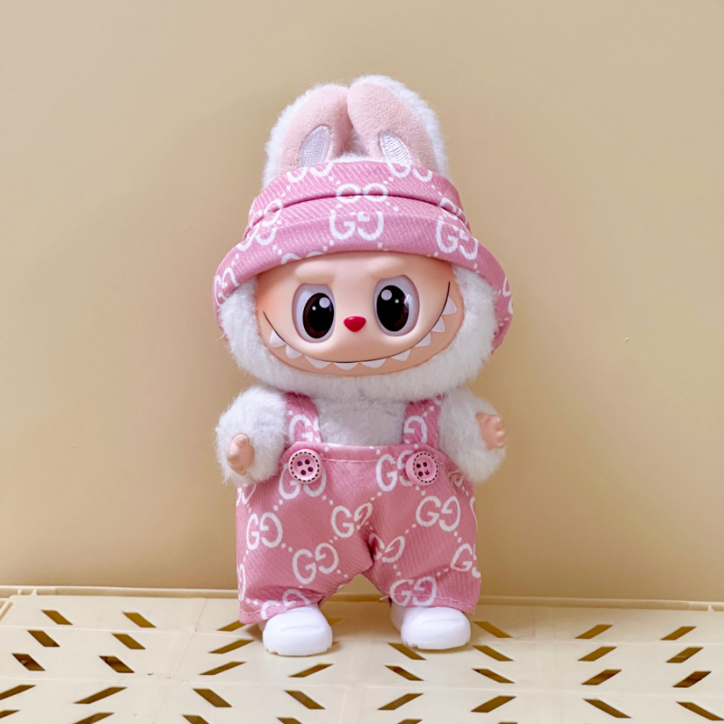 仅衣服适用于17cm拉布布搪胶娃娃毛绒公仔等可穿衣服换装着替服装|undefined