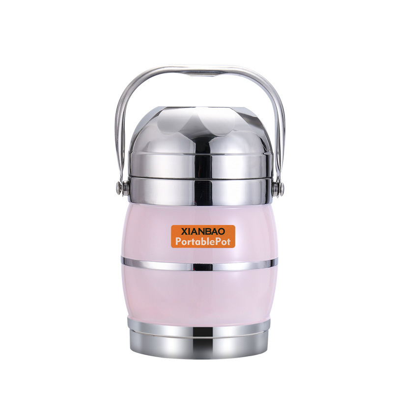 Fiambrera aislante de acero inoxidable