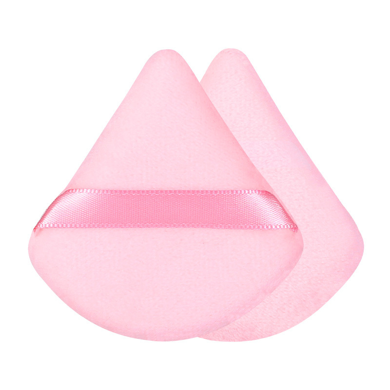 Polvo triangular transfronterizo polvo de maquillaje polvo de maquillaje esponja polvo de aire almohadilla al por mayor floc polvo de maquillaje herramientas de belleza