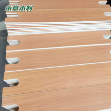 软体床排骨架卡扣式贴皮排骨条杨木多层胶合板床板条开槽裁切木板