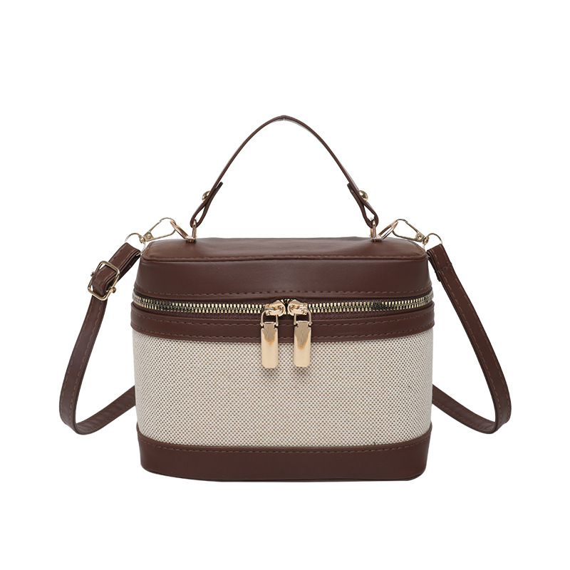 Bolso de mujer de primavera 2025, nuevo bolso popular, bolso de moda universal, bolso de hombro inclinado, bolso de caja, nicho de color