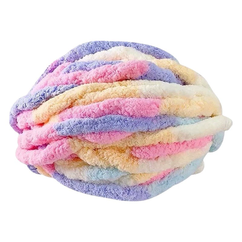 Супер Толстая ледяная нить колбасная пряжа Смешанная кошачий хвост ручной работы вязаное крючком одеяло шарф линия оптовая продажа с фабрики