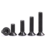 10.9级发黑GB2673梅花沉头机螺钉防盗螺丝梅花孔平头M3M4M5M6-M10