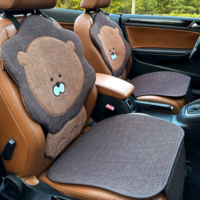 Four Seasons Pad: seat cover, cotton-linen dolphin seat cushion
