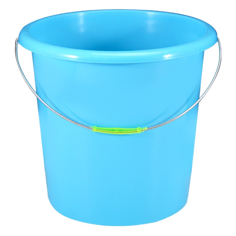 Household Plastic Bucket Outdoor Water Storage with Handle Portable Laundry Bucket Wholesale Red Bucket Multifunctional Car Wash Plastic Bucket