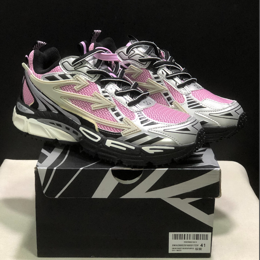 Off-White Be Right Back Low Silver Purple OWIA289S25FAB001723F