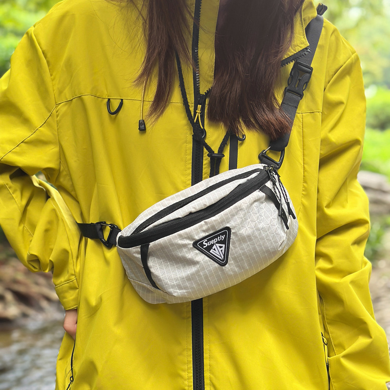 Cross-Border Fashion Outdoor Travel Hiking Plaid Unisex Chest Bag Waist Bag 25 New Casual Versatile Shoulder Crossbody Bag