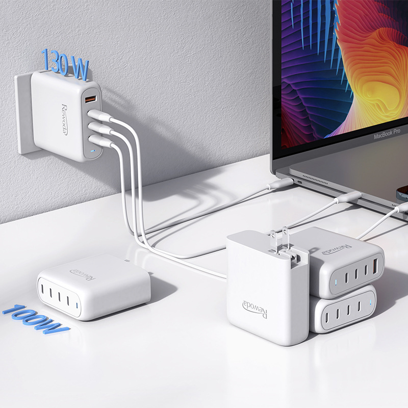 Nowa 130W głowica ładująca PD z azotku galu do szybkiego ładowania telefonu PD3.0 do laptopa GaN3. generacji_voghion.com