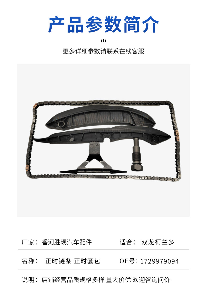 1729970000 Is Suitable for Ssangyong Car Parts Korando C Timing Chain Timing Kit