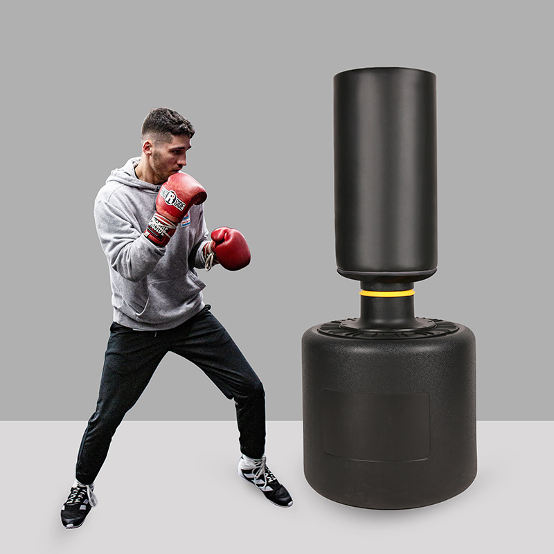 Sandbag Standing Type for Home Use, Sandbag for Adults and Children, Punching Target, Gloves, Tumbler, Taekwondo Training Equipment, Portable and Explosion-Proof