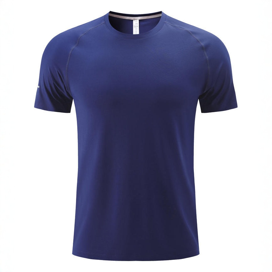 Verano nuevo deporte de moda fitness casual correr frío cómodo transpirable universal camiseta de manga corta de hielo para hombres