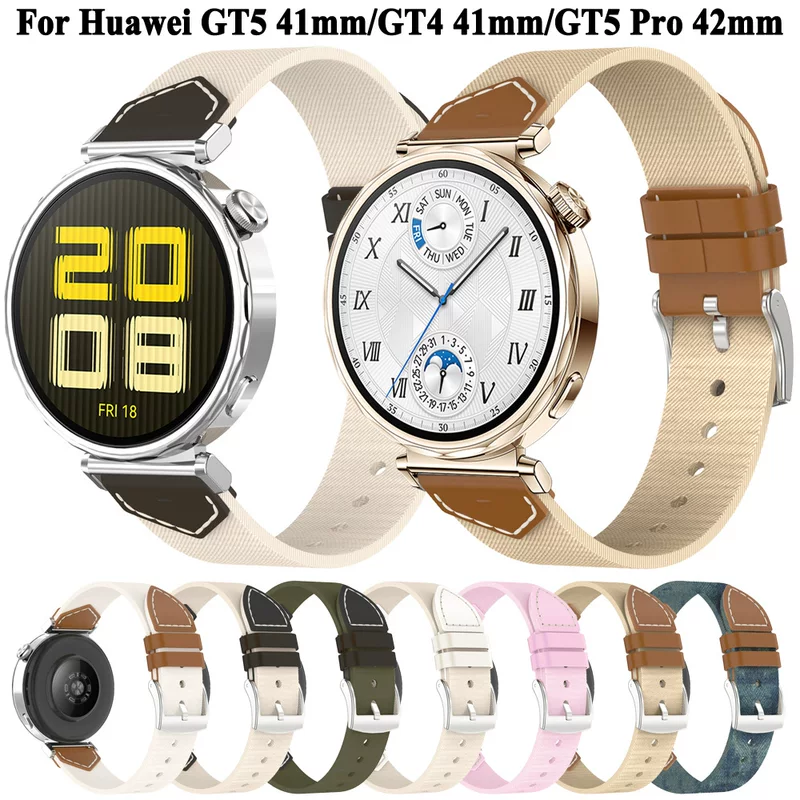 Huawei, nylon denim watch strap, 42mm, 41mm