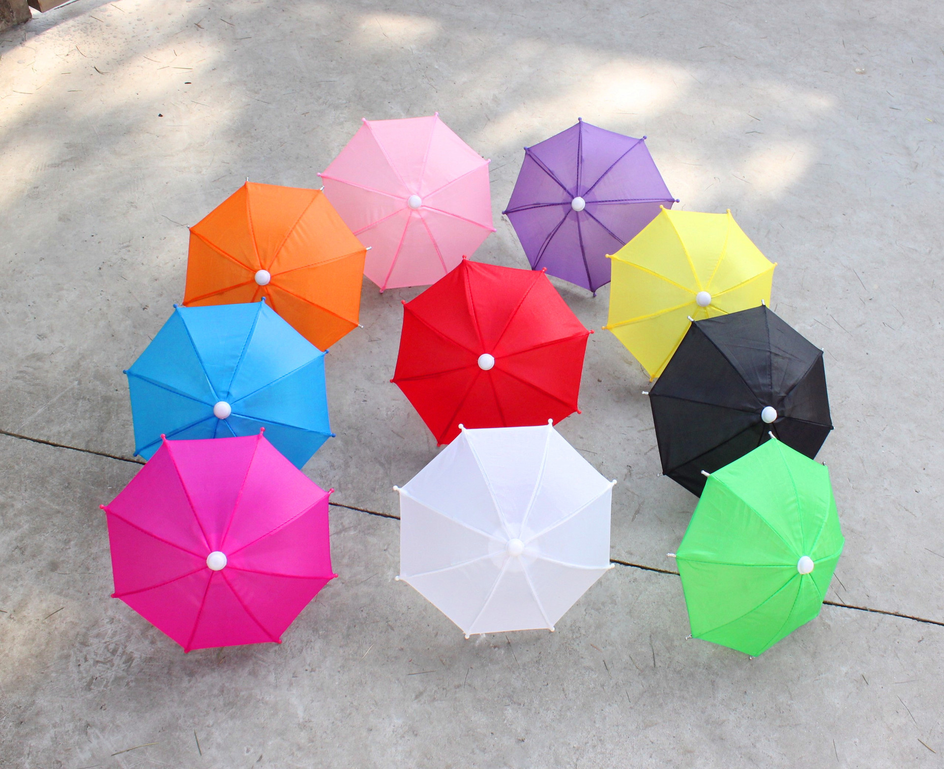 Takeaway Umbrella mobile phone sunshade little umbrella props…
