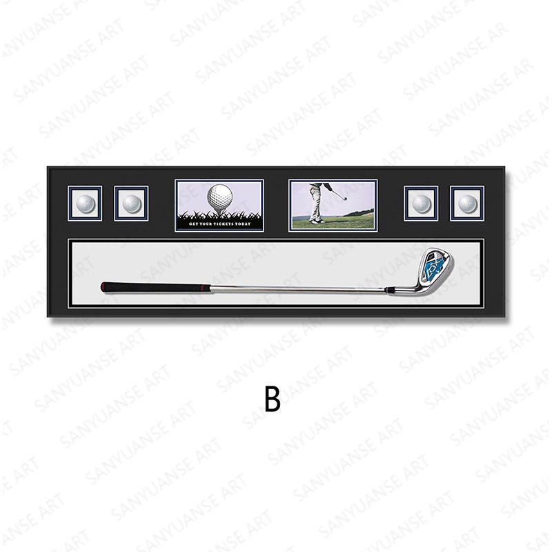 Golf colgante pintura sala de estar pintura decorativa moderna minimalista dormitorio pasillo Mural Club Golf pintura