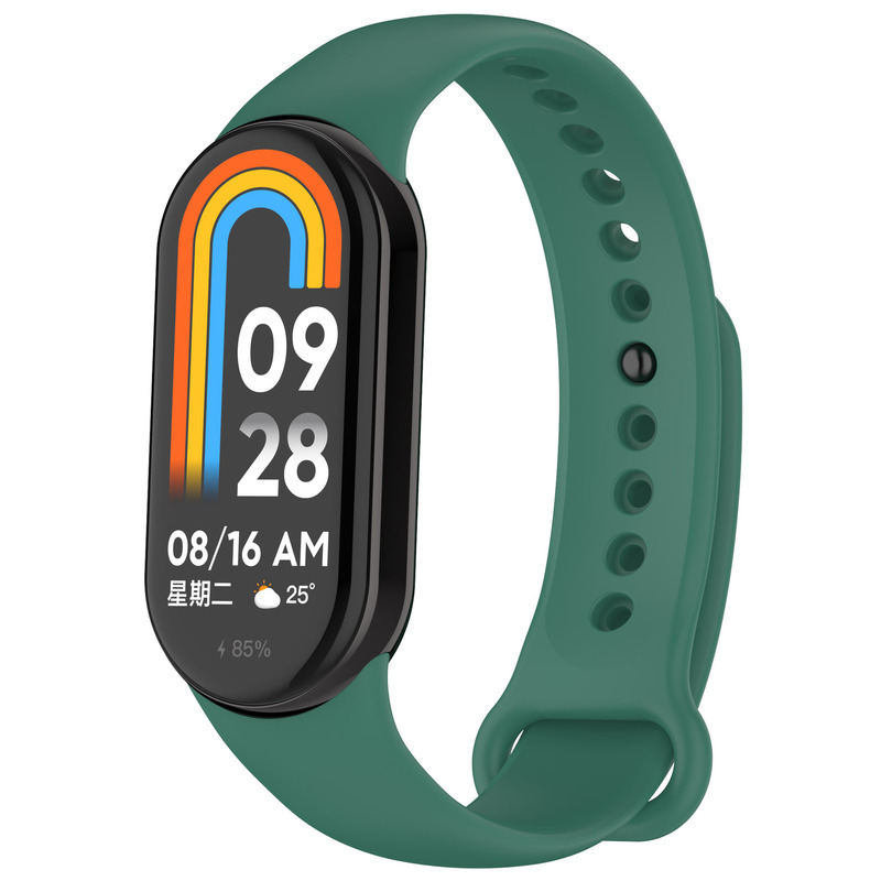 Yuelaiqiang は Xiaomi スマートバンド 10 メタルヘッドシリコンストラップ xiaomi スマートバンド 9/8 ストラップ NF に適しています。|undefined