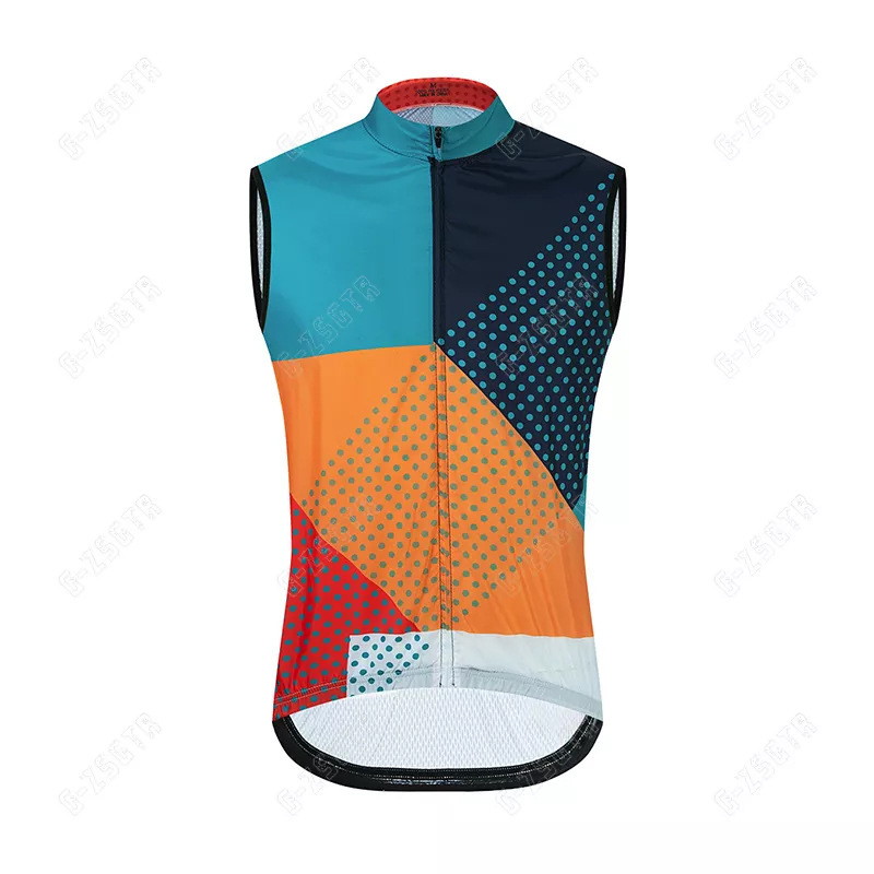 Bicycle riding vest outdoor sports road bike cycling clothing reflective windproof breathable vest new men's