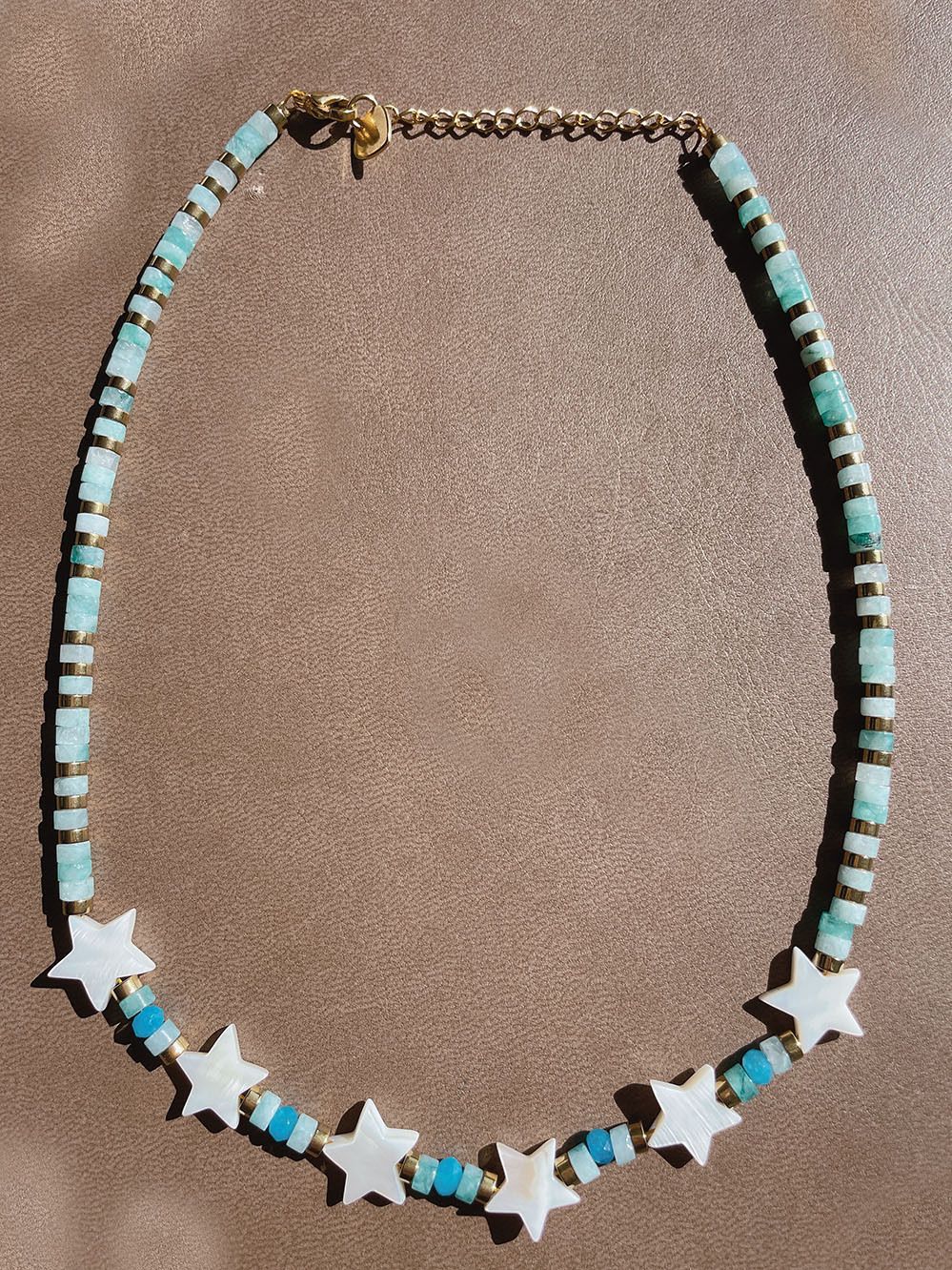 40g Weight Beads Pendant Material Necklace Classification Titanium Steel Chain Material 1 Piece Quantity Holiday, Daily Occasion natural stone, Freshwater Pearl, Titanium Steel Material Geometric Pattern Women's Gender Irregular, Chain Design Simple Style Style Simple Style Geometric Natural Stone Freshwater Pearl Titanium Steel Necklace In Bulk 20