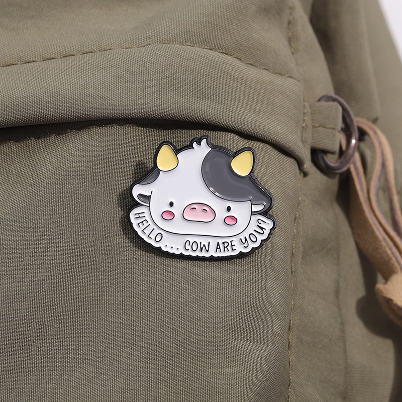 Casual, Daily Occasion Cute Pin Animal Letter Alloy Stoving Varnish Unisex Brooches