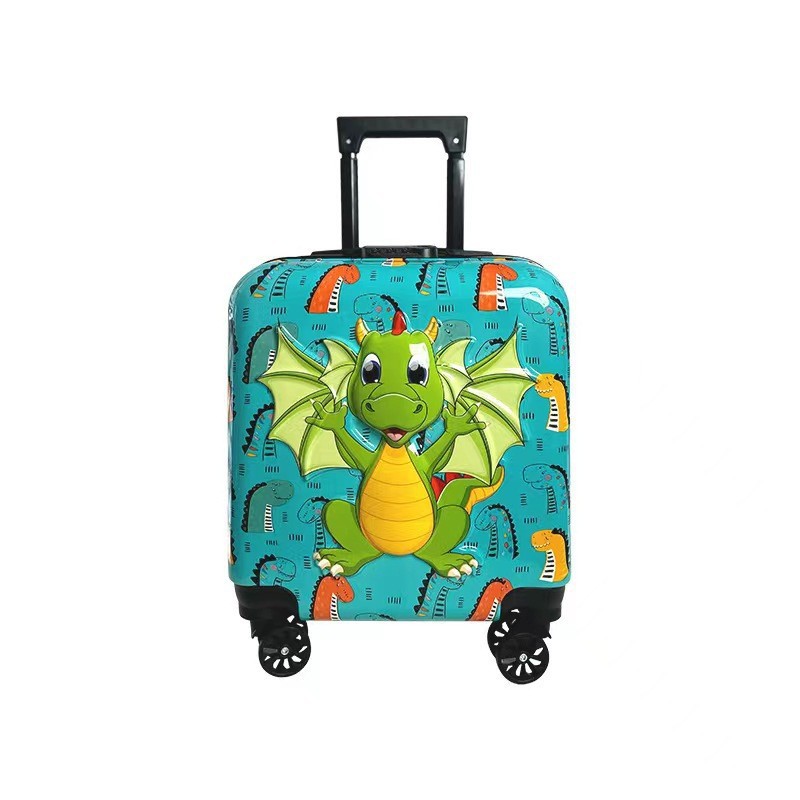 Nuevo 18 pulgadas caja de dibujos animados 3D maleta de rueda universal caja de regalo de gran capacidad fábrica al por mayor