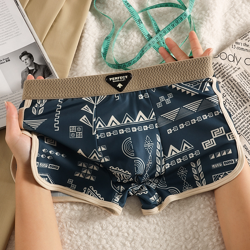 Pantalones interiores de hombre, ropa de hombre de alta calidad, 7A antibacterianos, pantalones de arroz, pantalones cortos de calzado de cuatro cuadrados, pantalones interiores de hombre