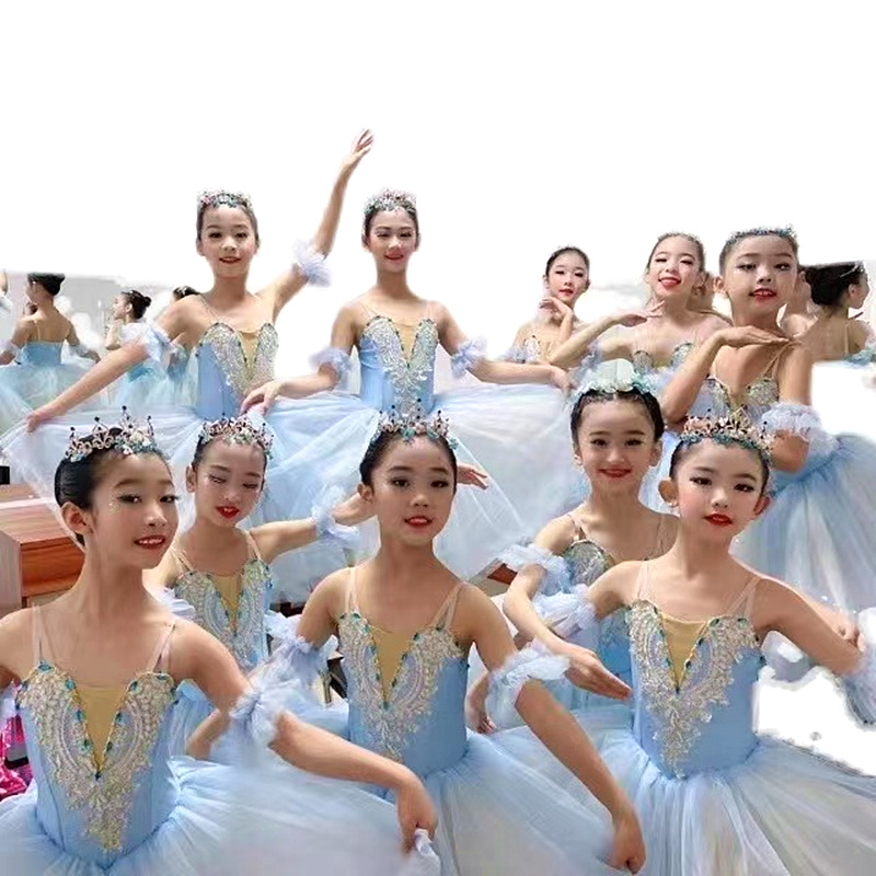 Spot wholesale children's ballet skirt new soft gauze skirt puffy skirt girls ballet dance clothing student costume