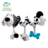 Black and white bed wrap-puppy