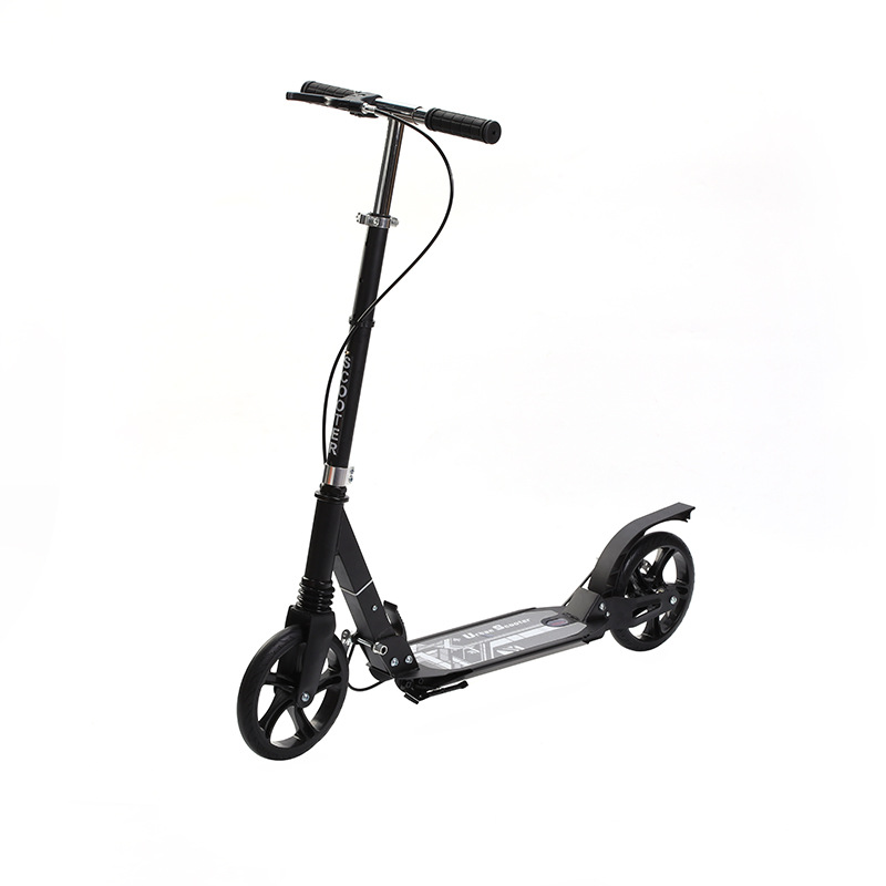 Shock Absorption Adult Scooter Two-wheeled Youth Learning Campus Scooter City up and down Classes Two-wheel Single