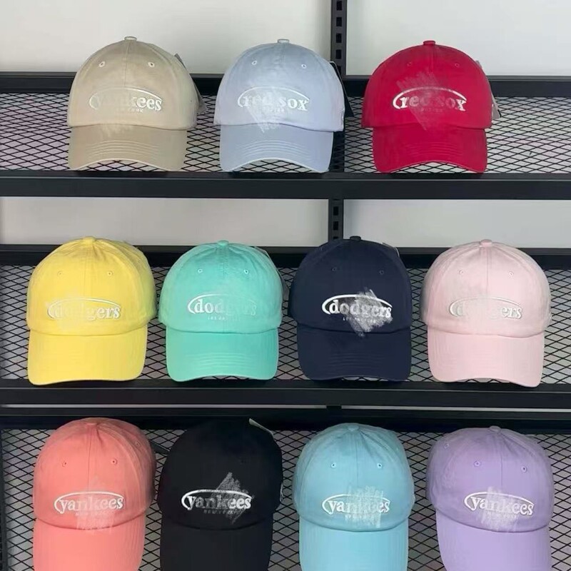 Kar Same Style Dopamine Candy Color Korean-Style Soft-Top Baseball Cap for Spring and Summer