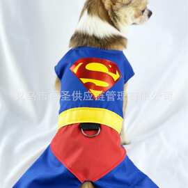 超人宠物披风套装 狗狗英雄主题服装  Superman Pet Costume169