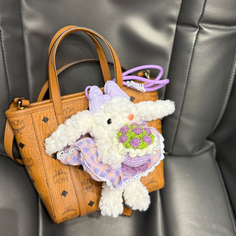かわいい垂れウサギのぬいぐるみぬいぐるみウサギのキーホルダー|undefined